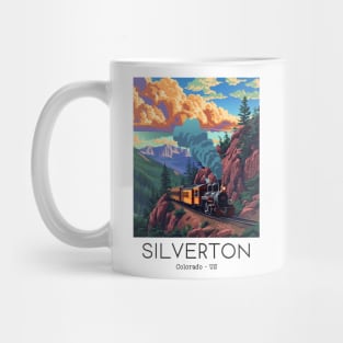 A Vintage Travel Illustration of the Durango and Silverton Narrow Gauge Railroad - Colorado - US Mug